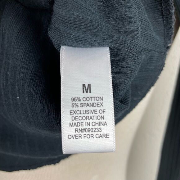 PAC V-Neck Cropped Sweater Top Size M EUC - Picture 6 of 6